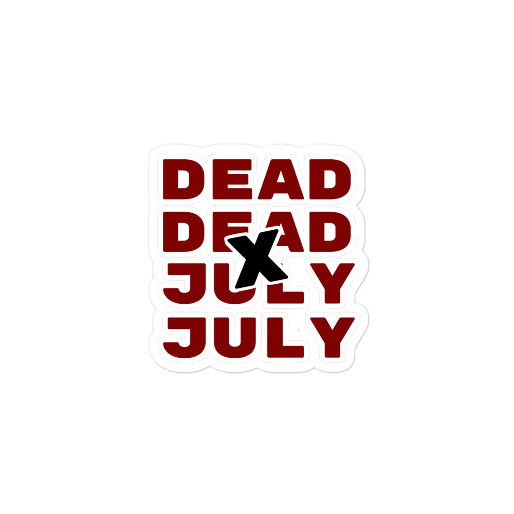 Dead X July Stickers