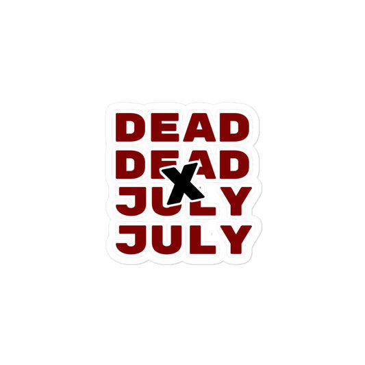 Dead X July Stickers