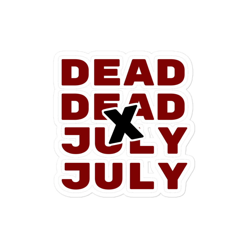 Dead X July Stickers