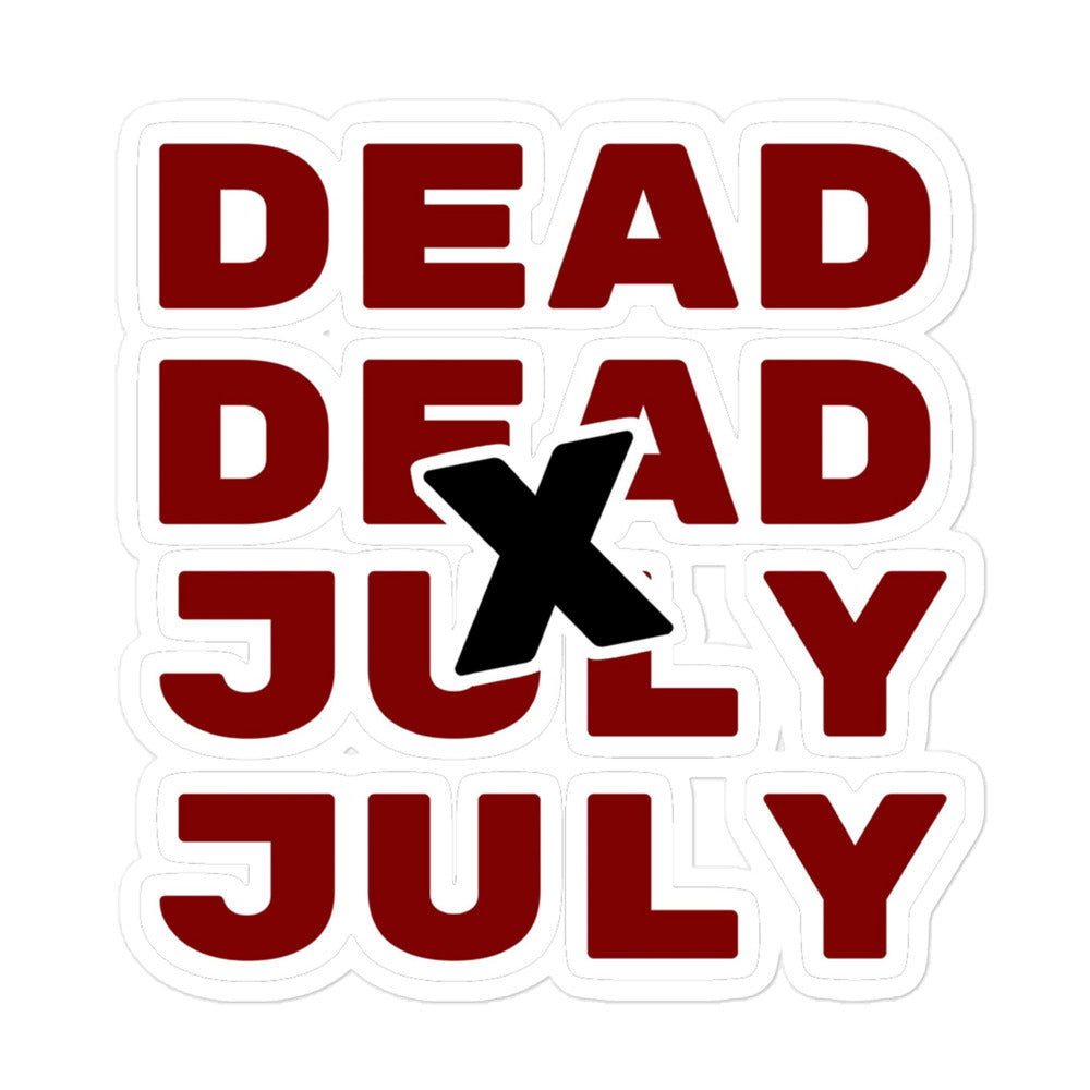 Dead X July Stickers